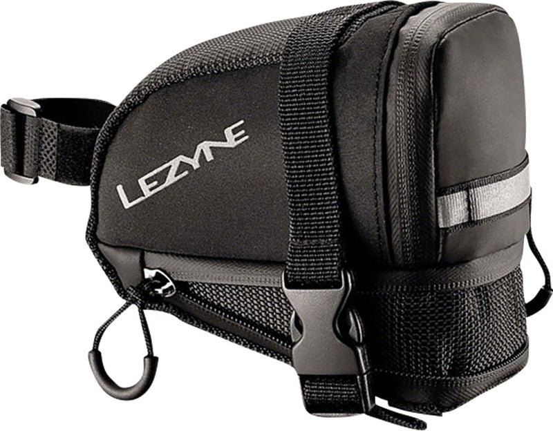 Load image into Gallery viewer, Lezyne EX-Caddy Seat Bag: Black, 49 in3, Nylon Fabric, Attachable Straps
