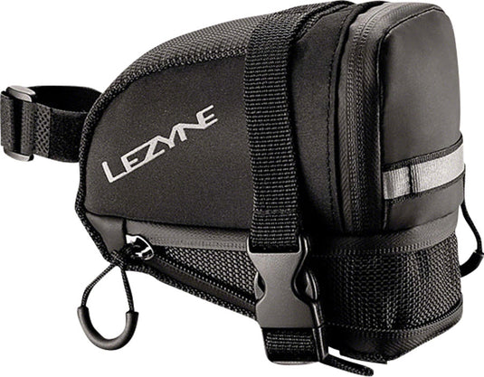 Lezyne EX-Caddy Seat Bag: Black, 49 in3, Nylon Fabric, Attachable Straps