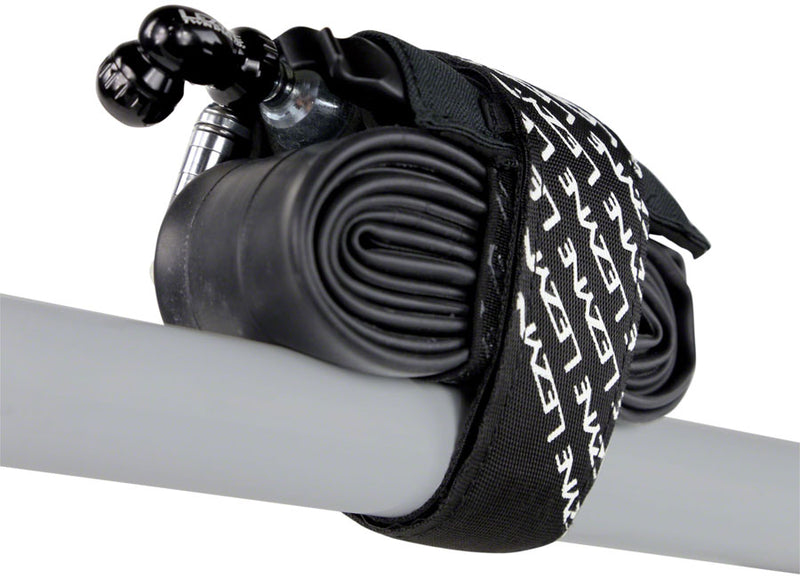 Load image into Gallery viewer, Lezyne Sendit Caddy Tool Wrap: Black Holds CO2 Tube Small Tool Tire Levers
