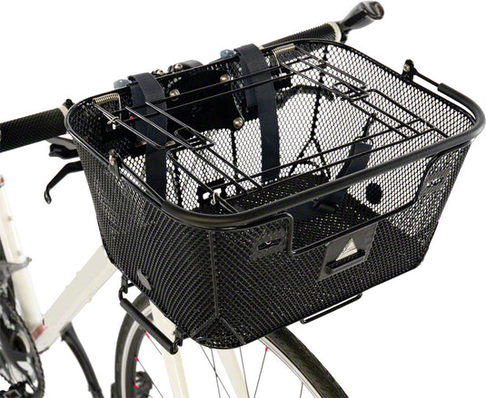 Axiom Pet Basket with Rear Rack and Handlebar Mounts Black Cage Bike Bicycle