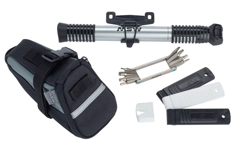 Load image into Gallery viewer, MSW Ride and Repair Kit with Seatbag and Airlift Mini Pump

