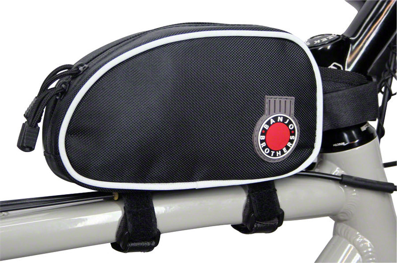 Load image into Gallery viewer, Banjo-Brothers-Large-Top-Tube-Bag-Top-Tube-Stem-Bag-Reflective-Bands-BG8133
