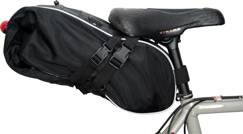 Load image into Gallery viewer, Banjo Brothers Waterproof Saddle Trunk: Black, XL
