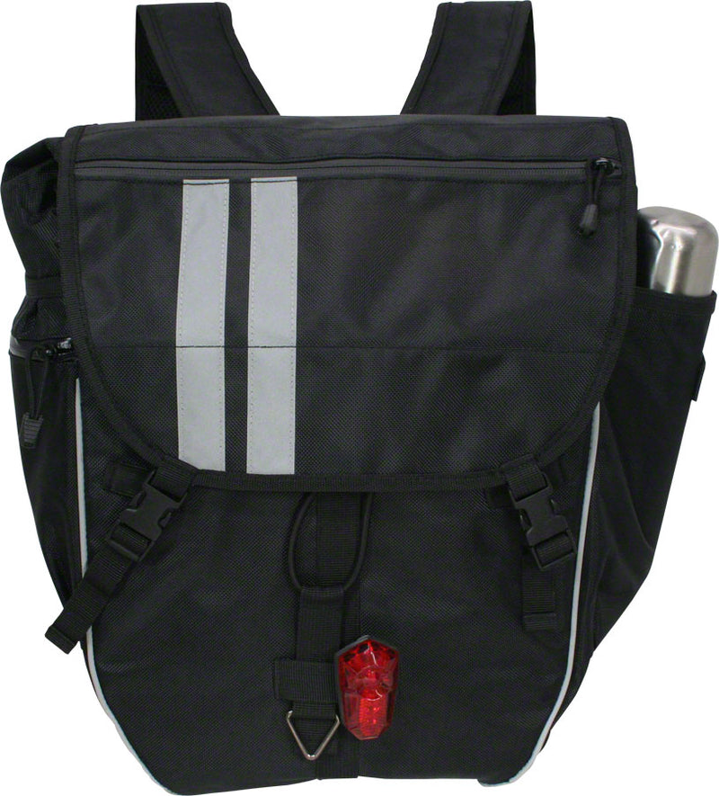 Load image into Gallery viewer, Banjo Brothers Waterproof Backpack Pannier: Black

