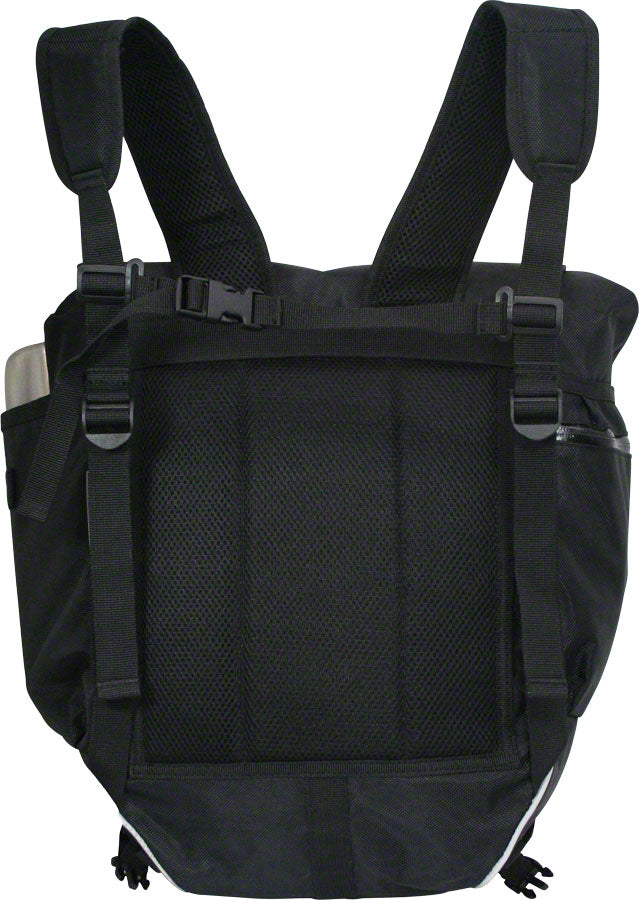 Load image into Gallery viewer, Banjo Brothers Waterproof Backpack Pannier: Black
