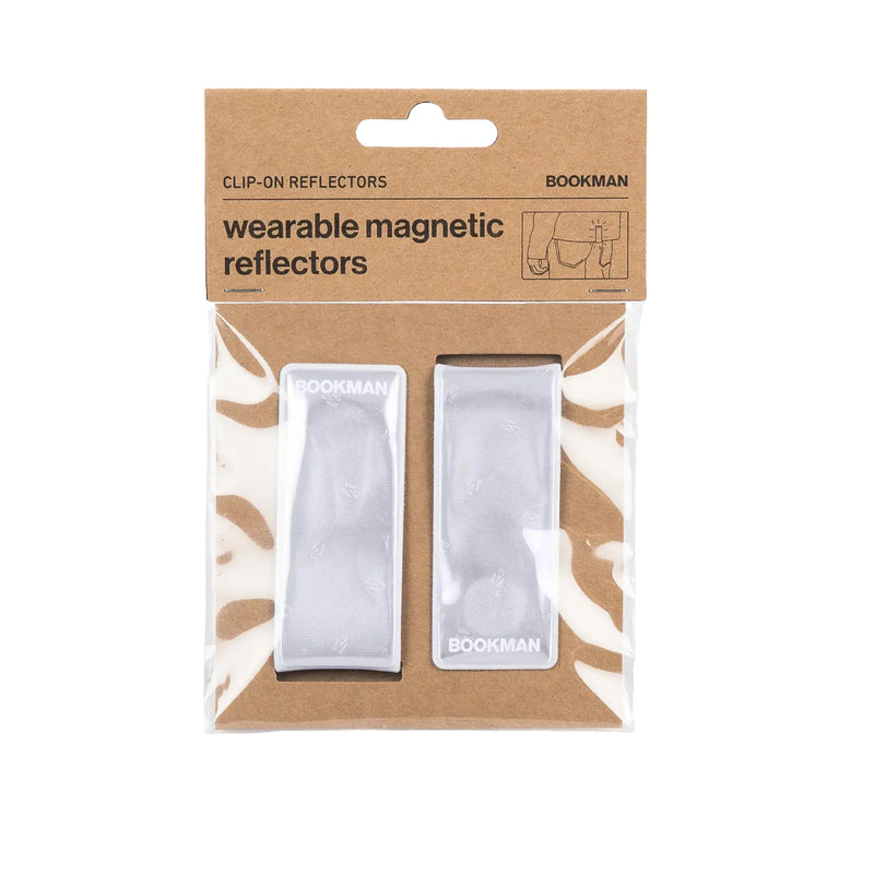 Load image into Gallery viewer, Bookman Visibility Clip-on Reflectors, White
