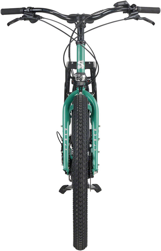Surly Skid Loader Cargo Ebike - 27.5'', Steel, Illegal Smile Green, Large