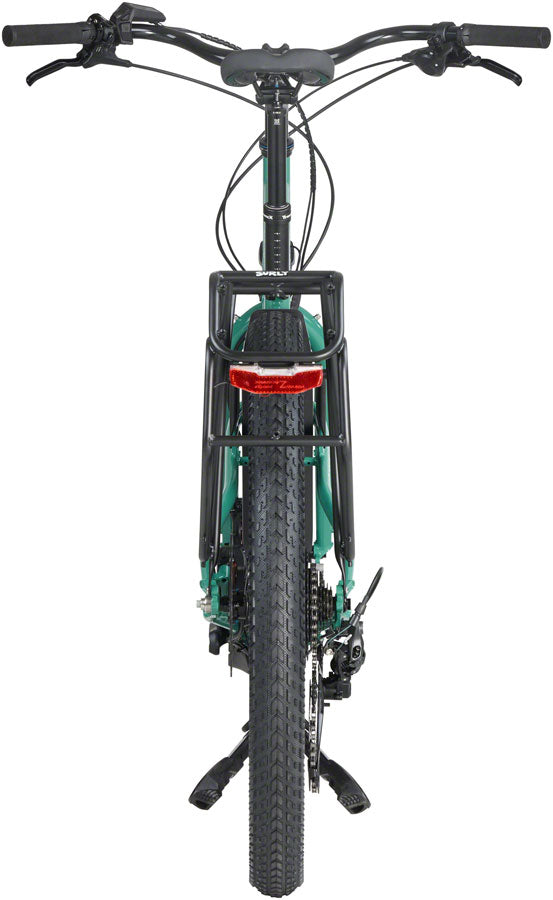 Load image into Gallery viewer, Surly Skid Loader Cargo Ebike - 27.5'', Steel, Illegal Smile Green, Medium
