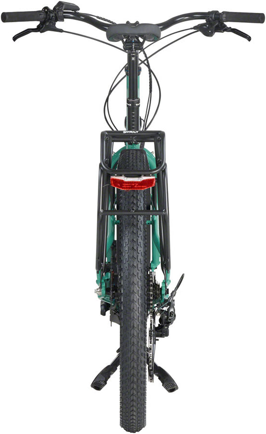 Surly Skid Loader Cargo Ebike - 27.5'', Steel, Illegal Smile Green, Medium