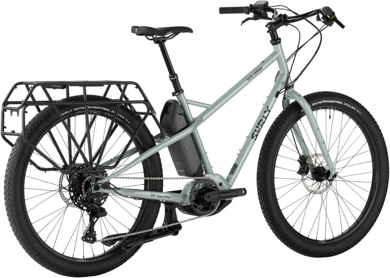 Load image into Gallery viewer, Surly Skid Loader Cargo Ebike - 27.5&quot;, Steel, Bathwater Gray, Medium
