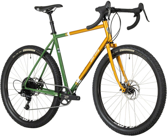 All-City Gorilla Monsoon Bike - 650b, Steel, APEX, Tangerine Evergreen, 58cm