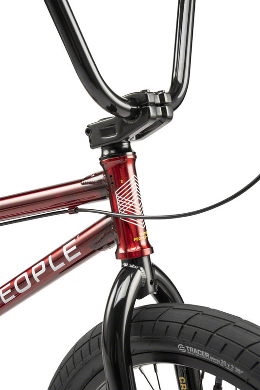 We The People CRS 20 BMX Bike - 20.25" TT, Translucent Red