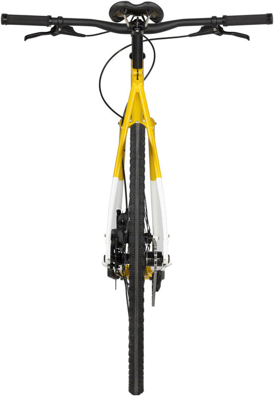 All-City Super Professional Flat Bar Single Speed Bike - 700c, Steel, Lemon Dab, 43cm