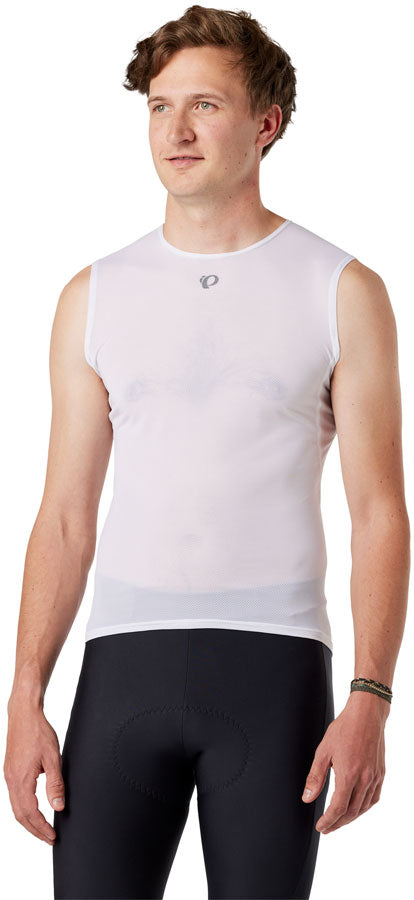 Load image into Gallery viewer, Pearl Izumi Transfer Mesh Sleeveless Baselayer - X-Large, White
