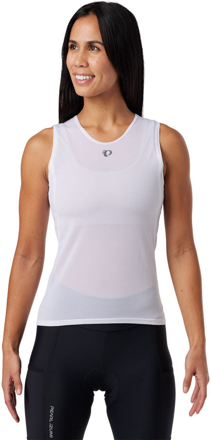Pearl Izumi Women's Transfer Mesh Sleeveless Baselayer - Small, White