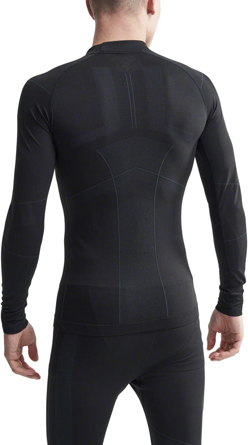 Craft Active Intensity Long Sleeve Crew Neck Top Black Asphalt Mens Small