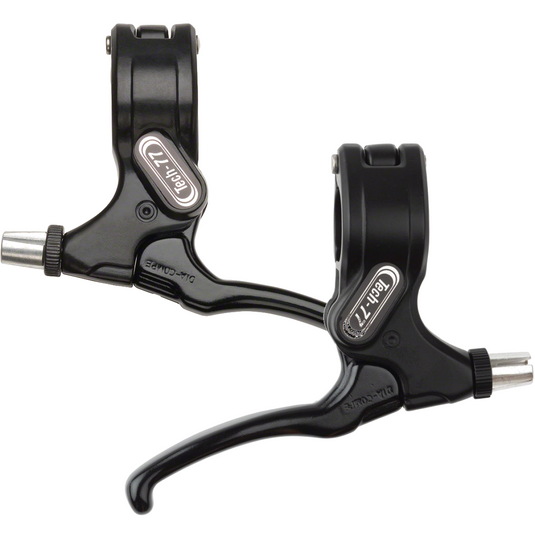 Diatech Tech-77 BMX Brake Levers Bundle Cold Forged Aluminum, Hinged Clamp, Two-Finger Design for Precision & Durability