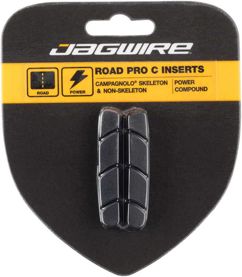 Load image into Gallery viewer, Pack of 2 Pair Jagwire Road Pro C Brake Pad Inserts Campagnolo Friction Fit
