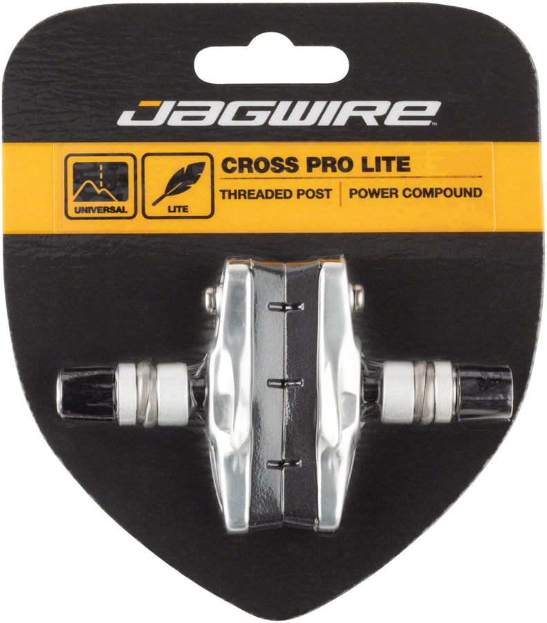 Load image into Gallery viewer, Pack of 2 Pair Jagwire Cross Pro Brake Shoes Threaded Post SRAM Shimano Road
