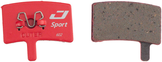 Pack of 2 Pairs Jagwire Mountain Sport Semi-Metallic Disc Brake Pads