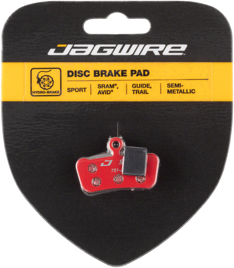Load image into Gallery viewer, Pack of 2 Jagwire Mountain Sport SemiMetallic Disc Brake Pads SRAM Guide Avid
