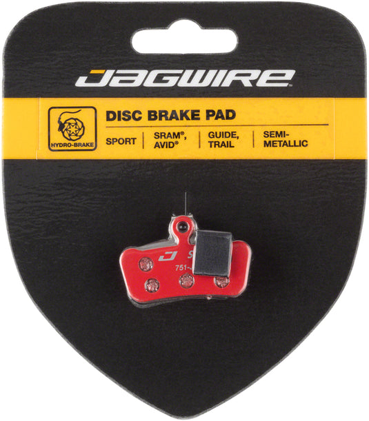 Pack of 2 Jagwire Mountain Sport SemiMetallic Disc Brake Pads SRAM Guide Avid