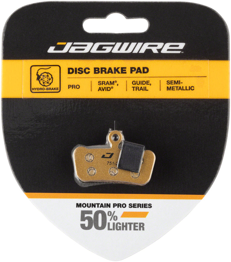 Load image into Gallery viewer, Pack of 2 Jagwire Mountain Pro Alloy Backed Semi-Metallic Disc Brake Pads
