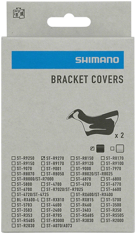 Shimano Dura-Ace ST-R9270 Di2 STI Lever Hoods - Black, Pair