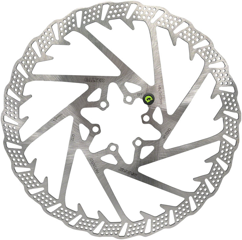 Load image into Gallery viewer, Galfer Shark 203mm Disc Brake Rotors - High-Performance 6-Bolt MTB Disc with Laser-Cut Design

