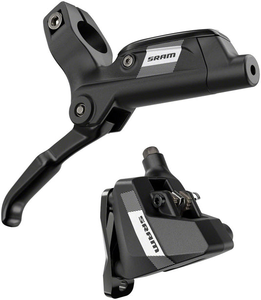 SRAM S300 Flat Mount Hydraulic Disc Brake and Lever Set 2-Piston, Right/Left, Black, DOT Fluid, Lightweight, High-Performance MTB / Road Bike Brake Bundle