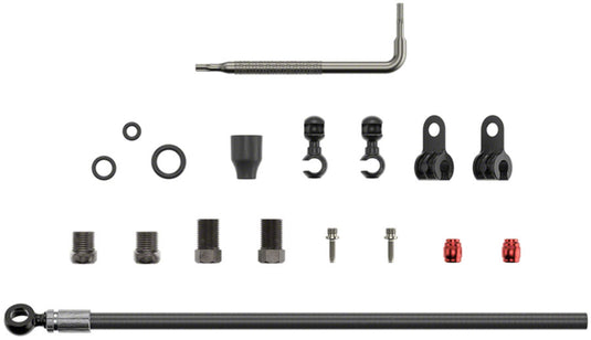SRAM Disc Brake Hose Kit - Black Banjo, 2000mm | OE Replacement Hydraulic Brake Line, Compatible with SRAM & Avid MTB & Road Models