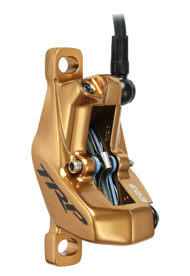 Load image into Gallery viewer, TRP DH-R EVO HD-M846 Disc Brake and Lever - Rear, Hydraulic, Post Mount, Gold
