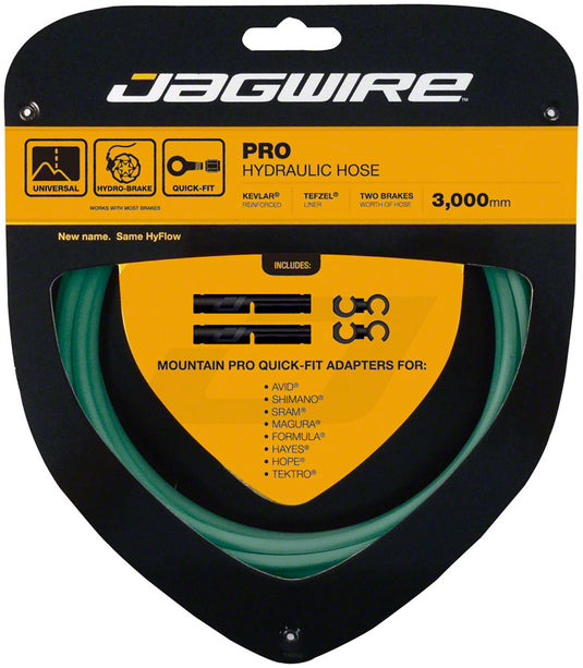 Pack of 2 Jagwire Pro Hydraulic Disc Brake Hose Kit 3000mm, Celeste