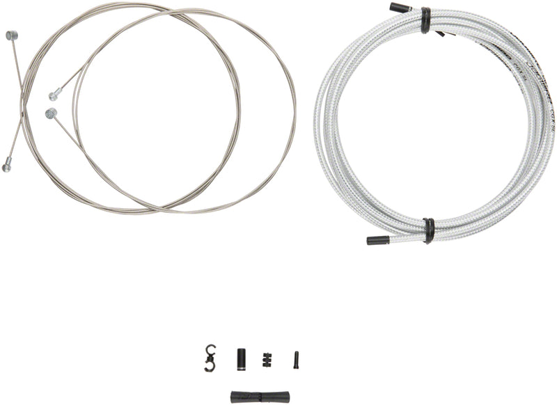 Load image into Gallery viewer, Jagwire Universal Sport Brake Cable Kit Sterling Silver With Lined Housing
