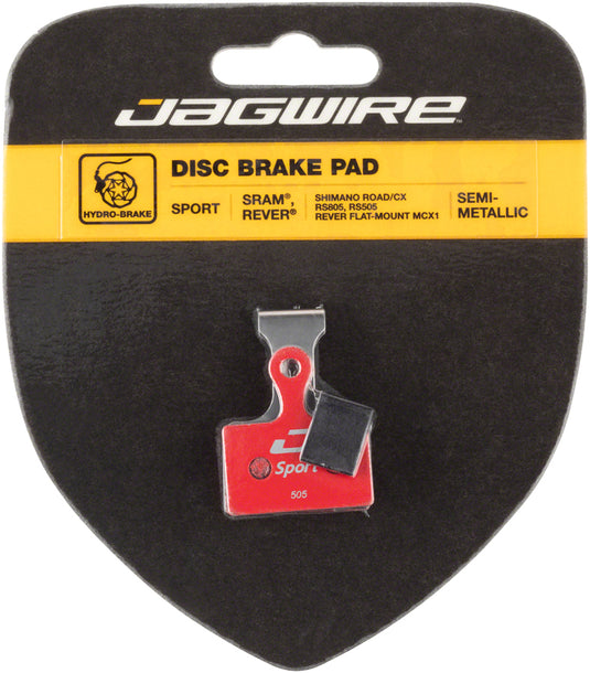 Jagwire Sport Semi-Metallic Disc Brake Pads Bundle for Shimano, Tektro, and Flat-Mount Road/Gravel Bikes