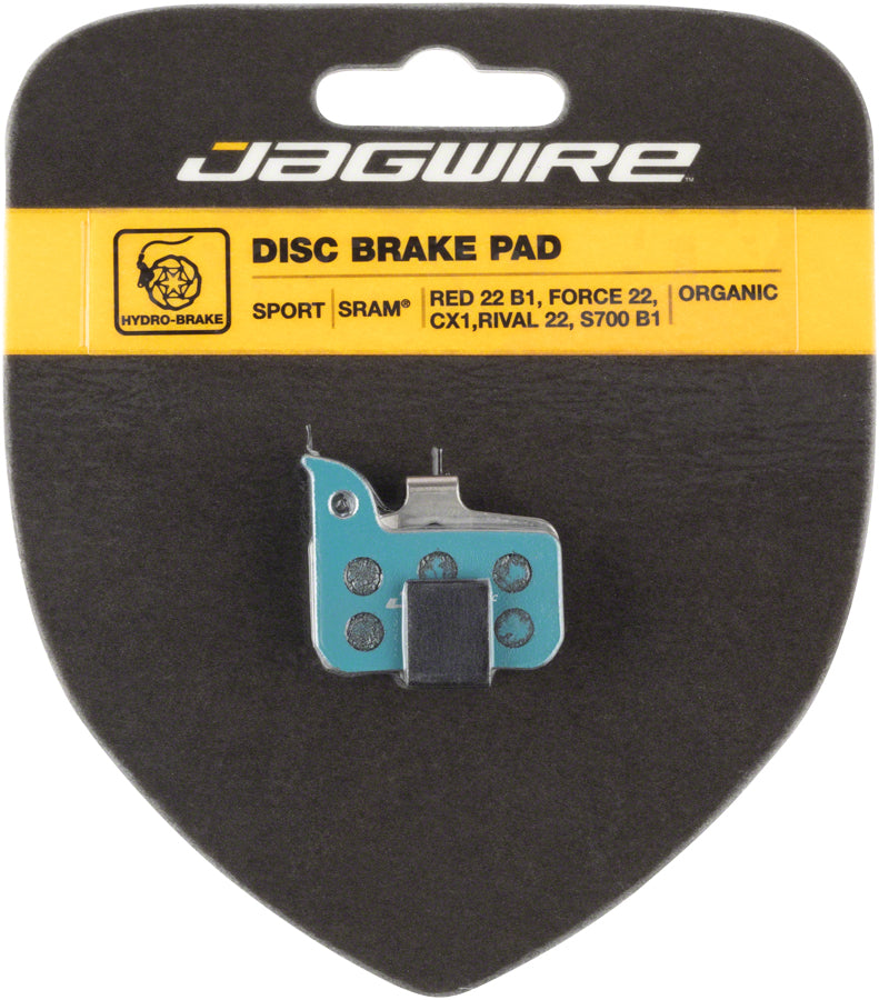 Load image into Gallery viewer, Pack of 2 Jagwire Sport Organic Disc Brake Pads SRAM Red
