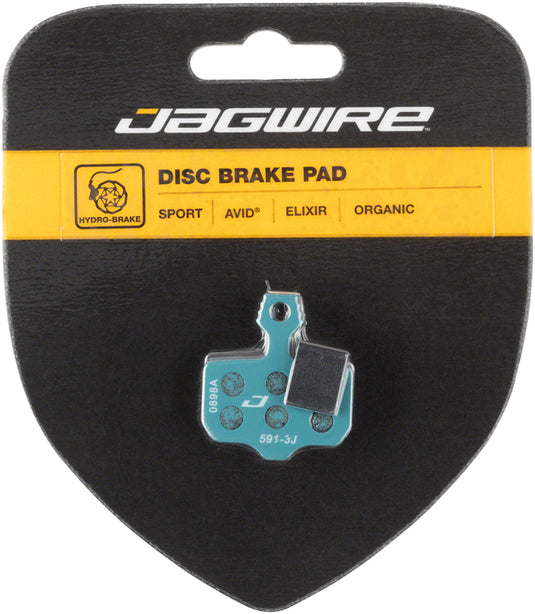 2 Pack Jagwire Sport Organic Disc Brake Pads fit a variety of SRAM & Avid brakes