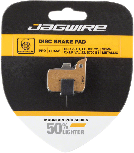 2 Pack Jagwire Pro Alloy Backed Semi-Metallic Disc Brake Pads for SRAM Red 22 B1