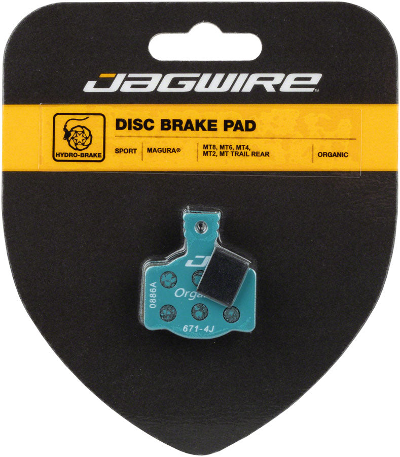Jagwire Mountain Sport Organic Disc Brake Pads for Magura MT8, MT6, MT4, MT2