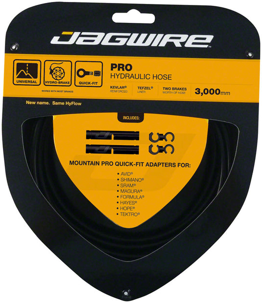 Jagwire Pro Hydraulic Disc Brake Hose Kit & Quick-Fit Adapters for Hope Brakes | Durable Tefzel, Kevlar Reinforced, Universal Compatibility