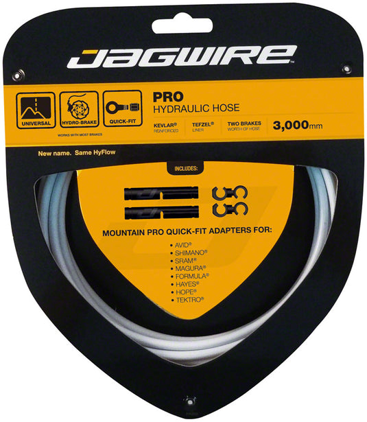 Pack of 2 Jagwire Pro Hydraulic Disc Brake Hose Kit 3000mm, White