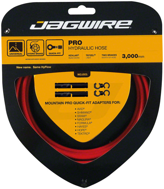 Jagwire Pro Hydraulic Disc Brake Hose Bundle with Quick-Fit Adapters for Hope Banjo | High-Performance Brake Line Kit with Kevlar Reinforcement & Tefzel Liner