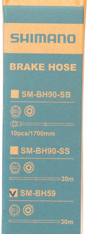 Shimano SM-BH59/SM-BH63 Bulk Hydraulic Disc Brake Hose Roll - 30M, Black