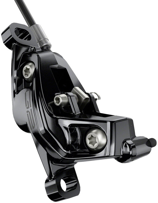 SRAM G2 Ultimate Disc Brake and Lever - Front, Hydraulic, Post Mount, Carbon Lever, Titanium Hardware, Gloss Black, A2