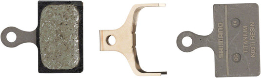 Shimano K05Ti-RX Resin Disc Brake Pads + Springs | Titanium Back Plate, Enhanced Wear & Heat Resistance