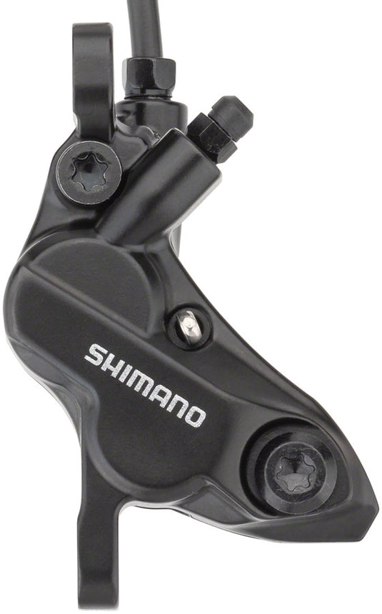 Shimano Deore BL-MT501/BR-MT520 Disc Brake and Lever - Rear, Hydraulic, Post Mount, Black
