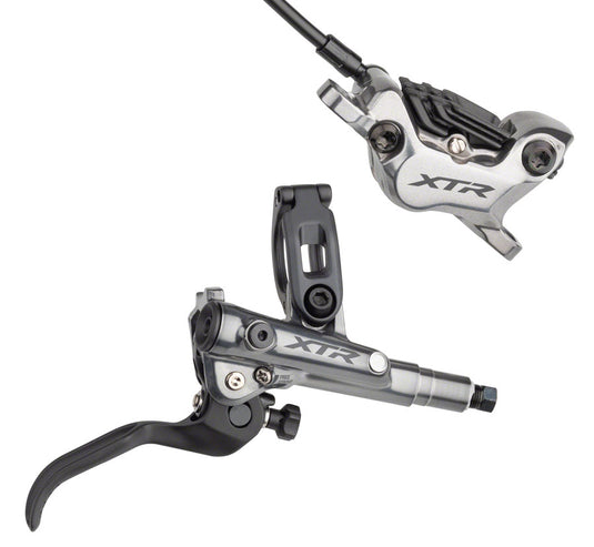 Shimano XTR M9120 Hydraulic Disc Brake Bundle 4-Piston Enduro Performance, Front & Rear, Mineral Oil, Post Mount, Adjustable Reach and Contact Point