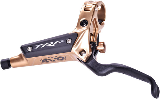 TRP DH-R EVO HD-M845 Disc Brake and Lever - Front, Hydraulic, Post Mount, Gold