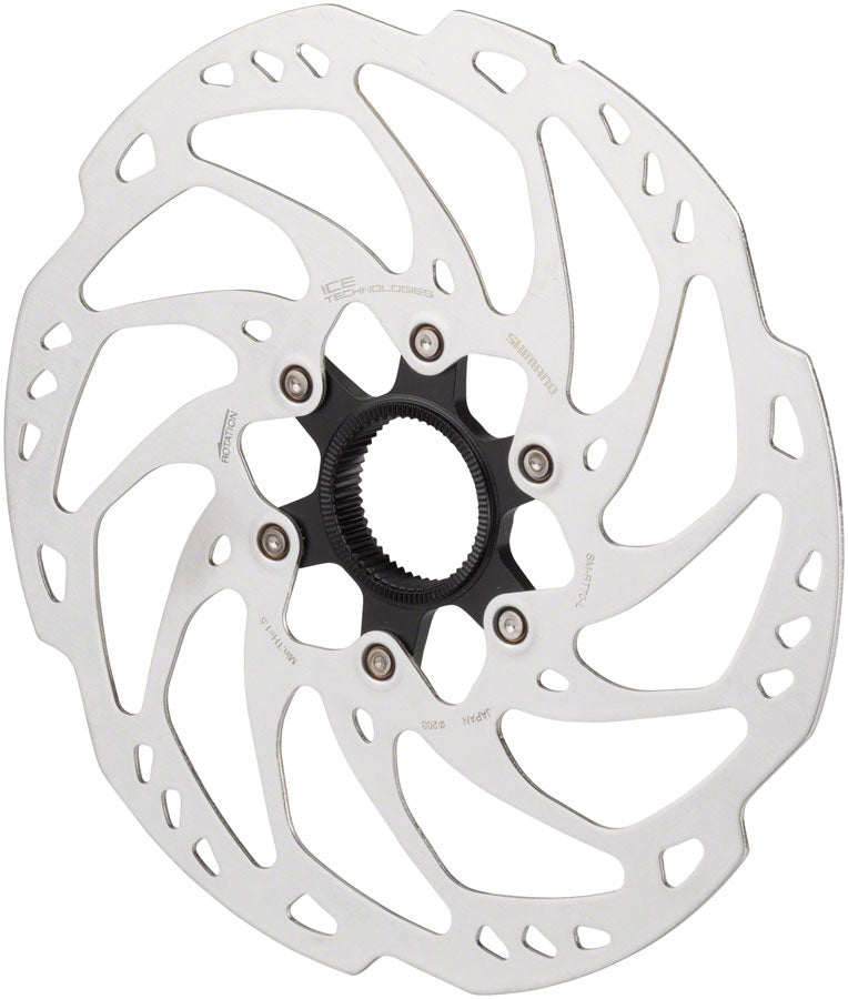 Load image into Gallery viewer, Shimano SLX SM-RT70-LE Disc Brake Rotor - 203mm, Center Lock, Silver
