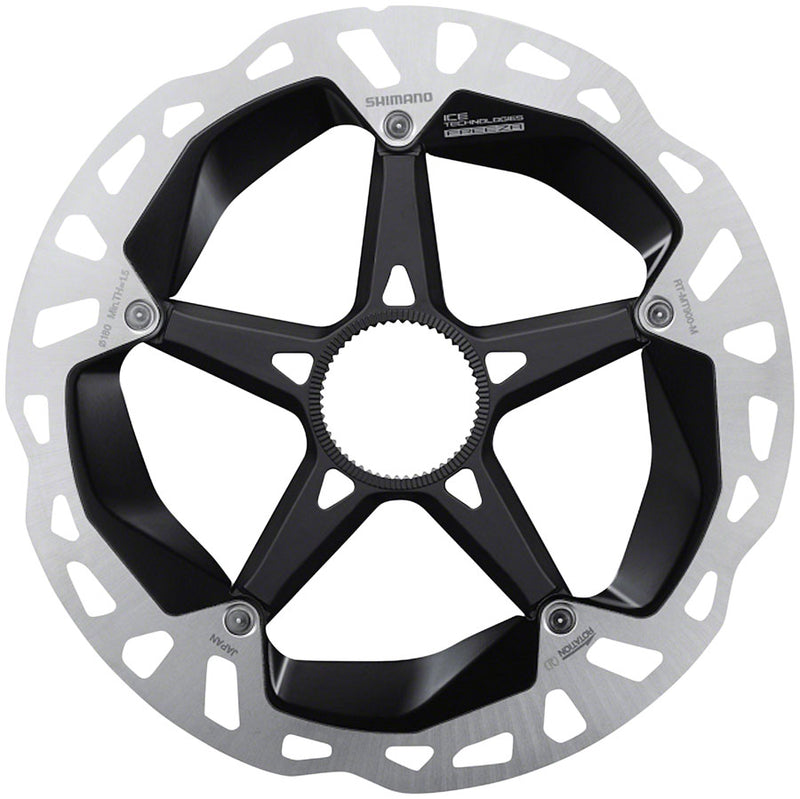 Load image into Gallery viewer, 2 Pack Shimano XTR RT-MT900-M Disc Brake Rotors 180mm, Center Lock, Silver/Black
